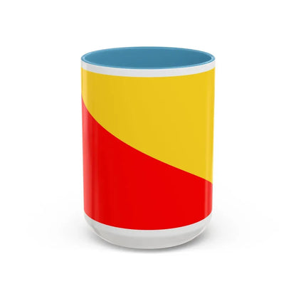 Flag of Palermo Italy - Accent Coffee Mug 15oz Light Blue - Go Mug Yourself