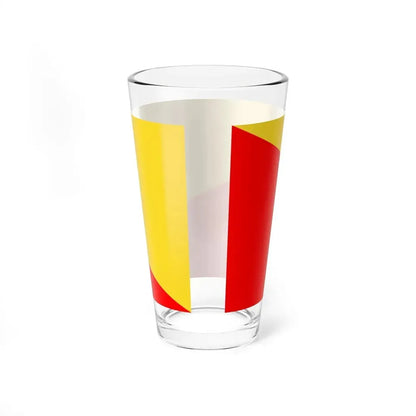 Flag of Palermo Italy - Pint Glass 16oz - Go Mug Yourself
