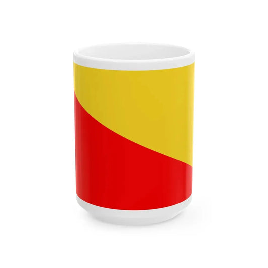 Flag of Palermo Italy - White Coffee Mug 15oz - Go Mug Yourself