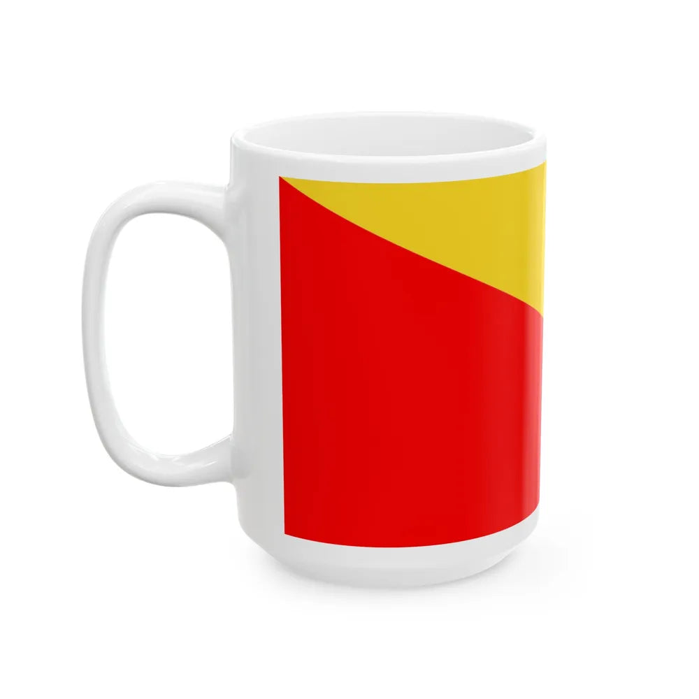 Flag of Palermo Italy - White Coffee Mug-Go Mug Yourself