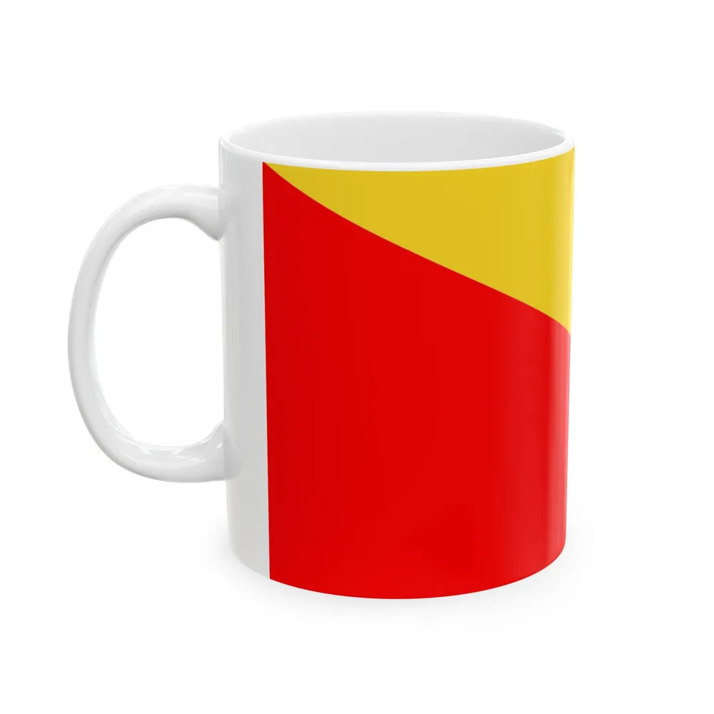 Flag of Palermo Italy - White Coffee Mug-Go Mug Yourself