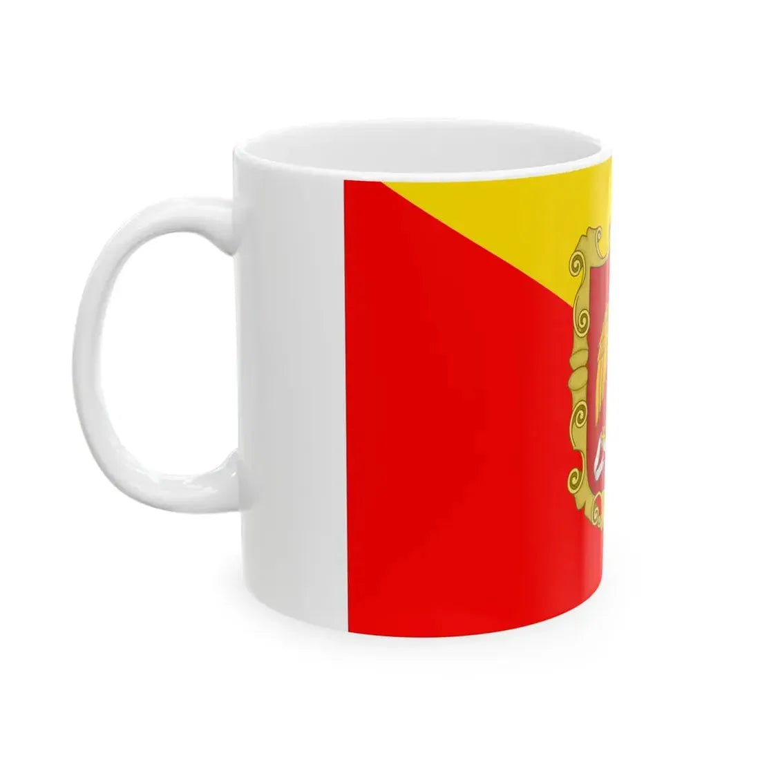 Flag of Palermo Variant (Italy) White Coffee Mug - Go Mug Yourself