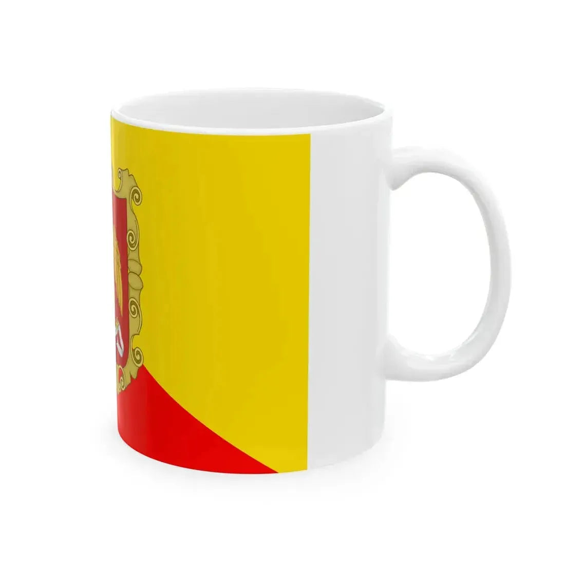 Flag of Palermo Variant (Italy) White Coffee Mug - Go Mug Yourself