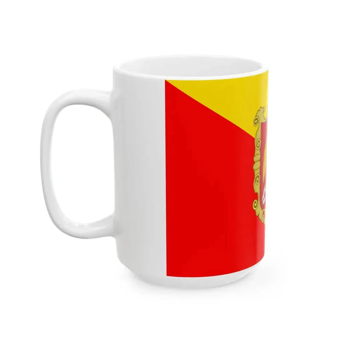 Flag of Palermo Variant (Italy) White Coffee Mug - Go Mug Yourself