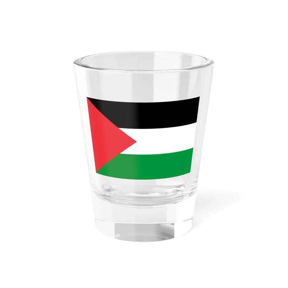 Flag of Palestine 3-2 (Palestine) Shot Glass 1.5oz 1.5oz - Go Mug Yourself