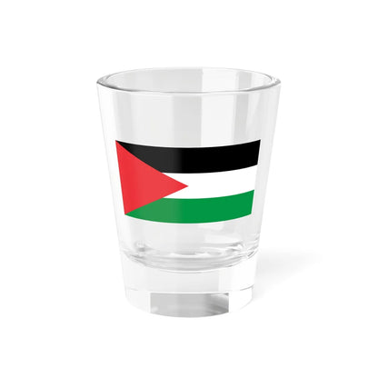 Flag of Palestine - long triangle (Palestine) Shot Glass 1.5oz 1.5oz - Go Mug Yourself