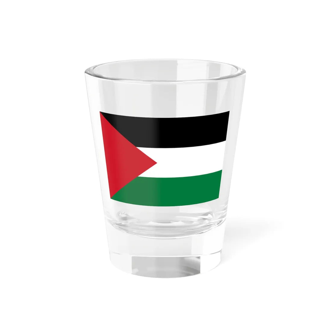 Flag of Palestine original version 3-2 (Palestine) Shot Glass 1.5oz 1.5oz - Go Mug Yourself