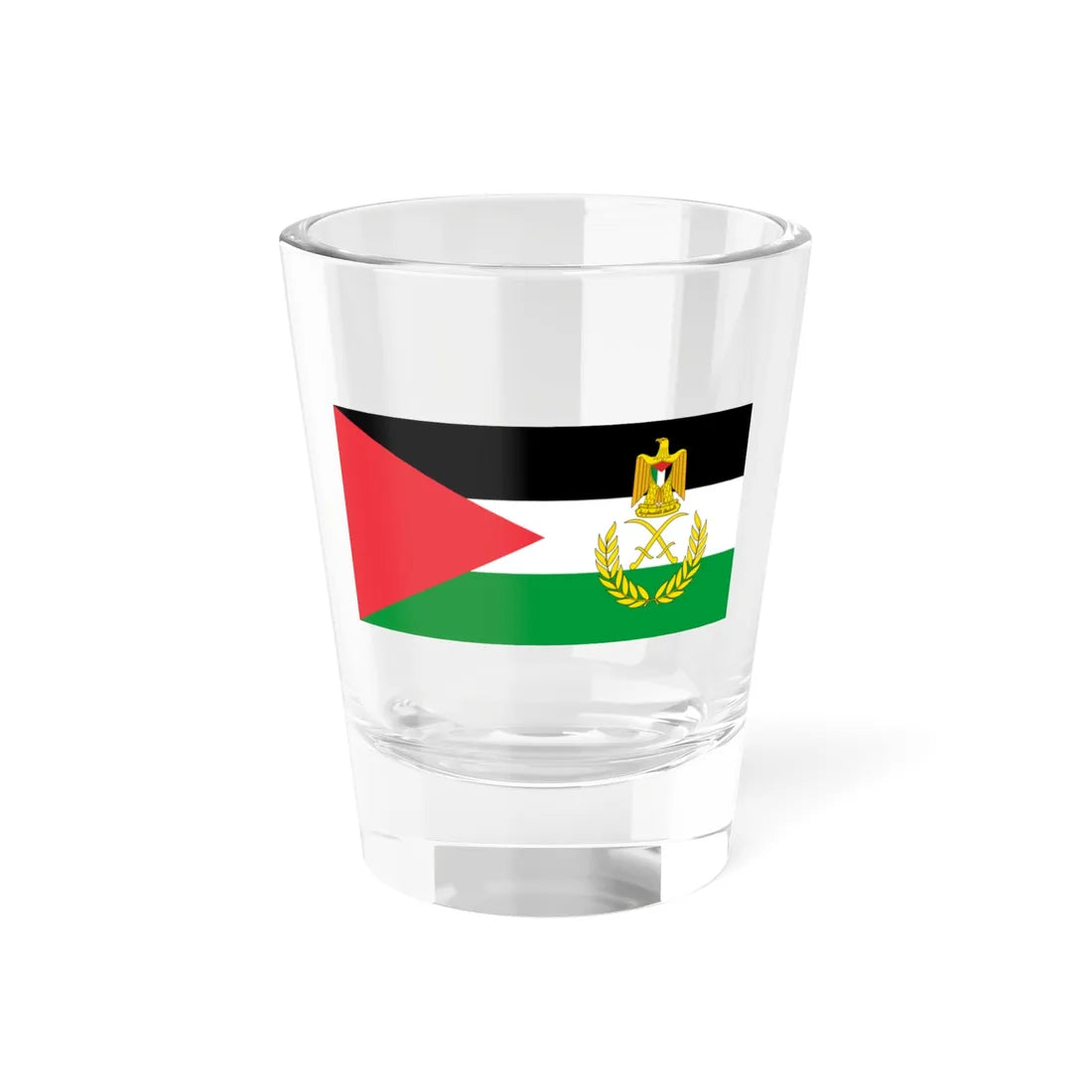 Flag of Palestine president (Palestine) Shot Glass 1.5oz 1.5oz - Go Mug Yourself