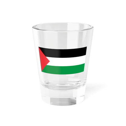 Flag of Palestine - short triangle (Palestine) Shot Glass 1.5oz 1.5oz - Go Mug Yourself