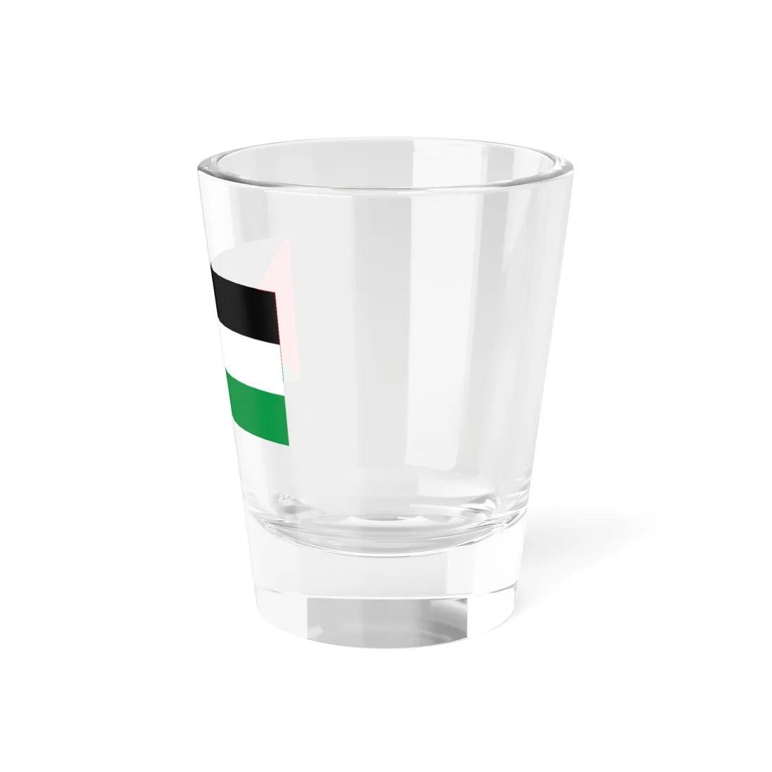 Flag of Palestine - short triangle (Palestine) Shot Glass 1.5oz - Go Mug Yourself