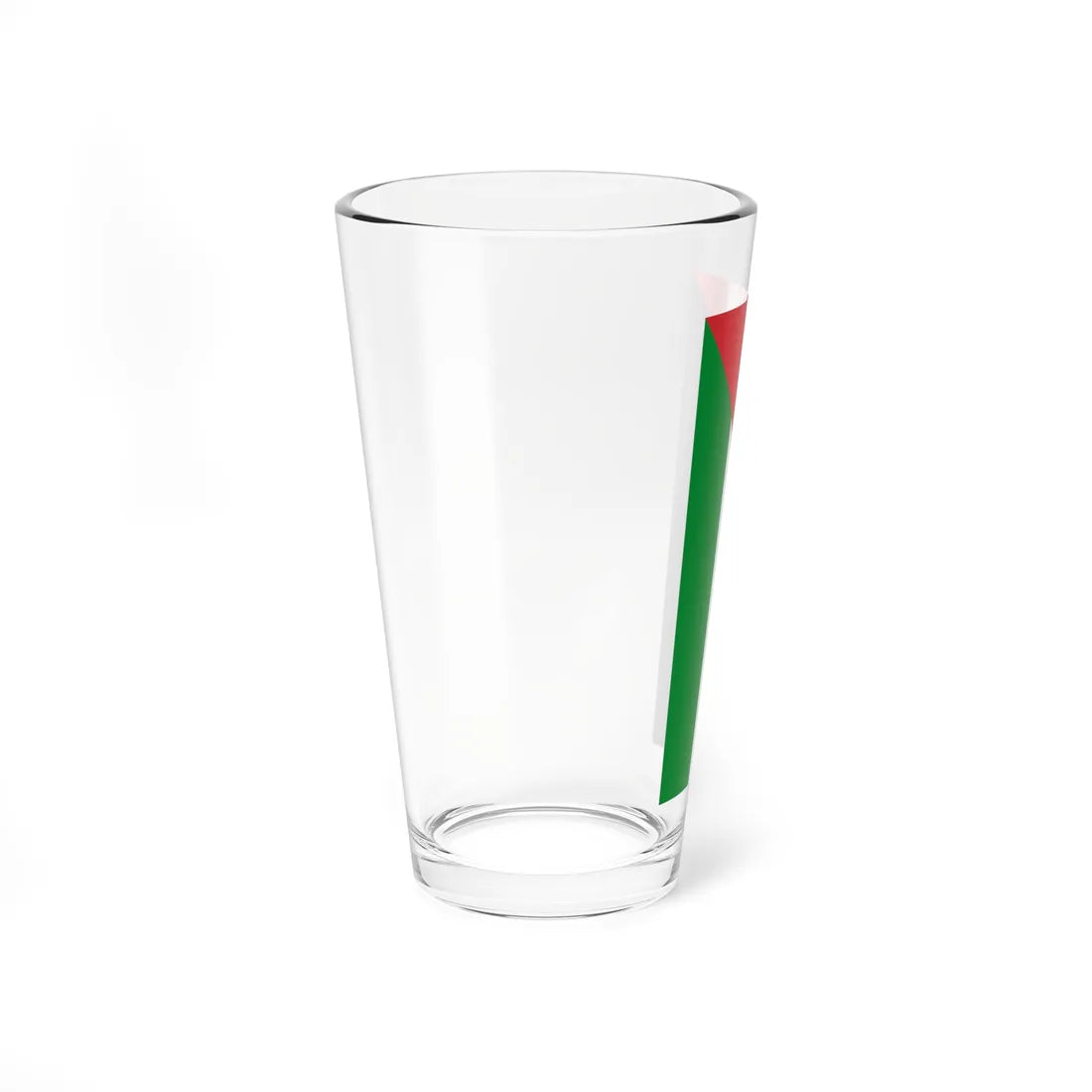 Flag of Palestine vertical (Palestine) Pint Glass 16oz - Go Mug Yourself