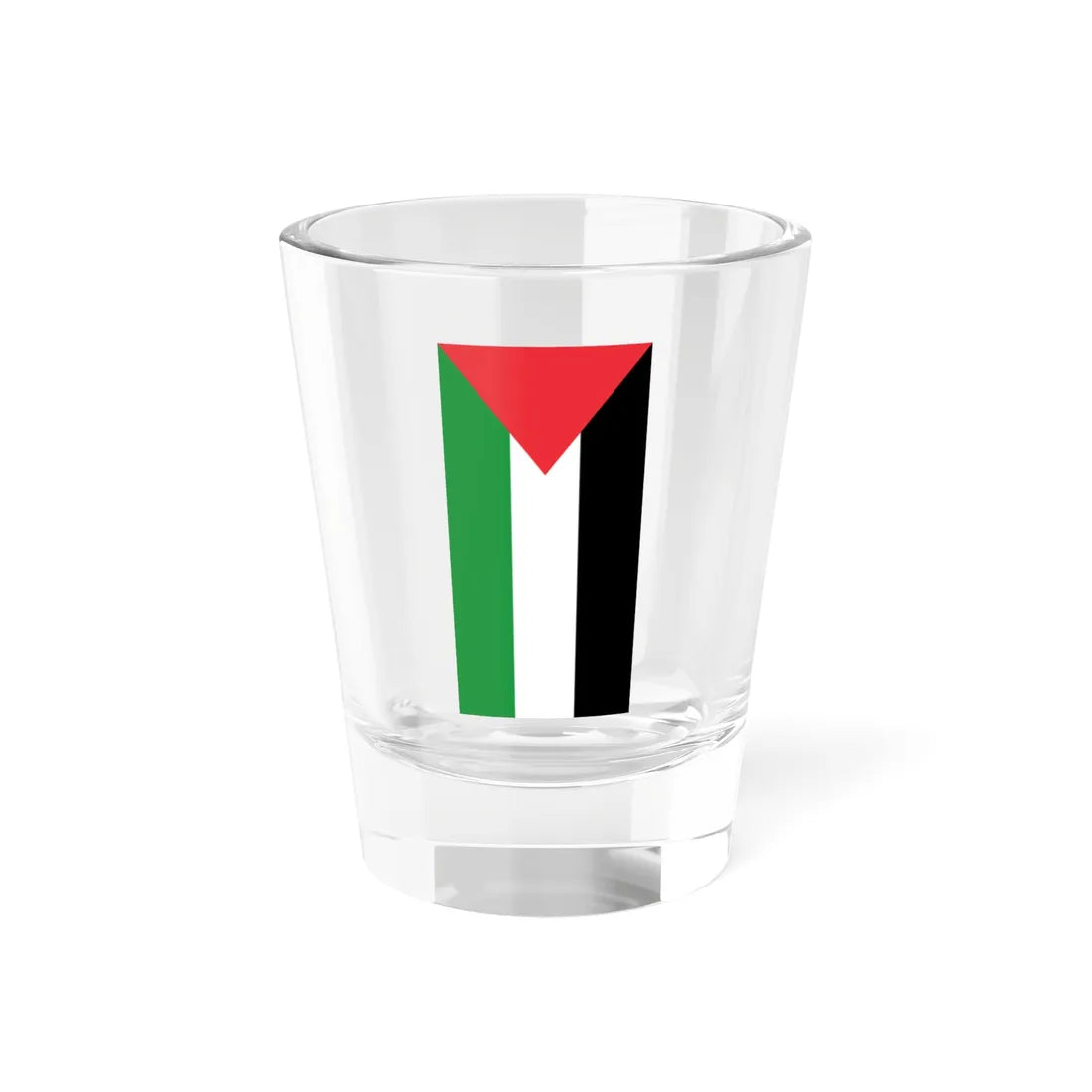 Flag of Palestine vertical (Palestine) Shot Glass 1.5oz 1.5oz - Go Mug Yourself