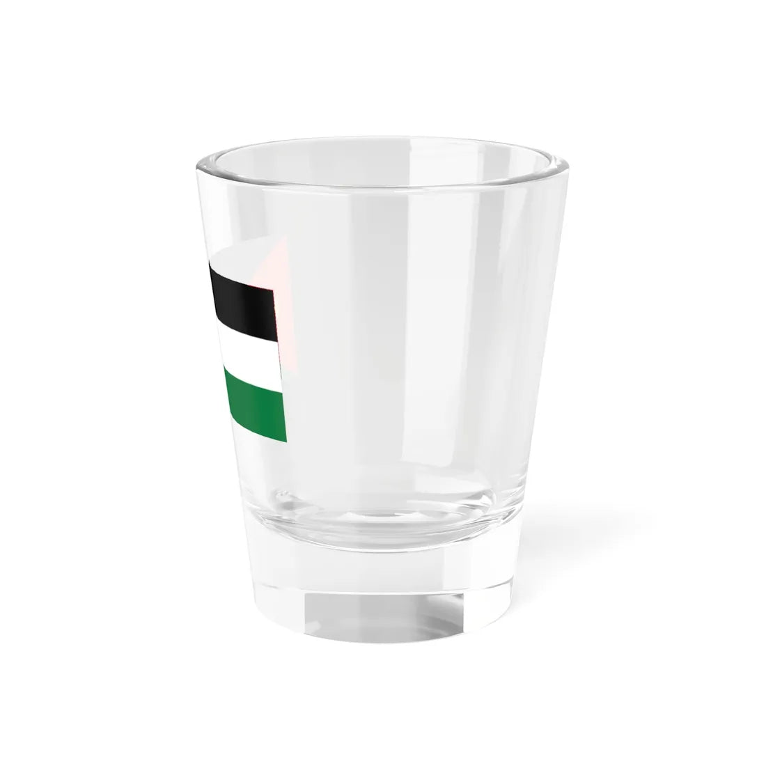 Flag of Palestine with the Kingdom of Jerusalem Cross 3 (Palestine) Shot Glass 1.5oz - Go Mug Yourself
