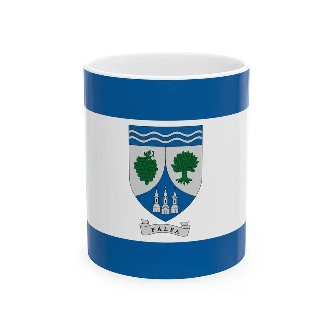 Flag of Palfa (Hungary) White Coffee Mug 11oz - Go Mug Yourself