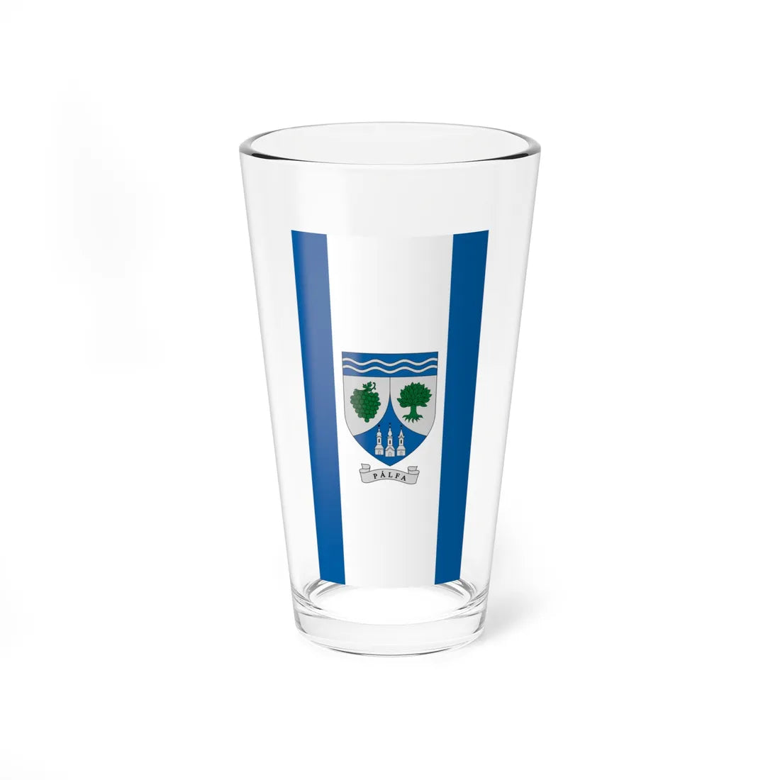 Flag of Palfa vertical (Hungary) Pint Glass 16oz 16oz - Go Mug Yourself