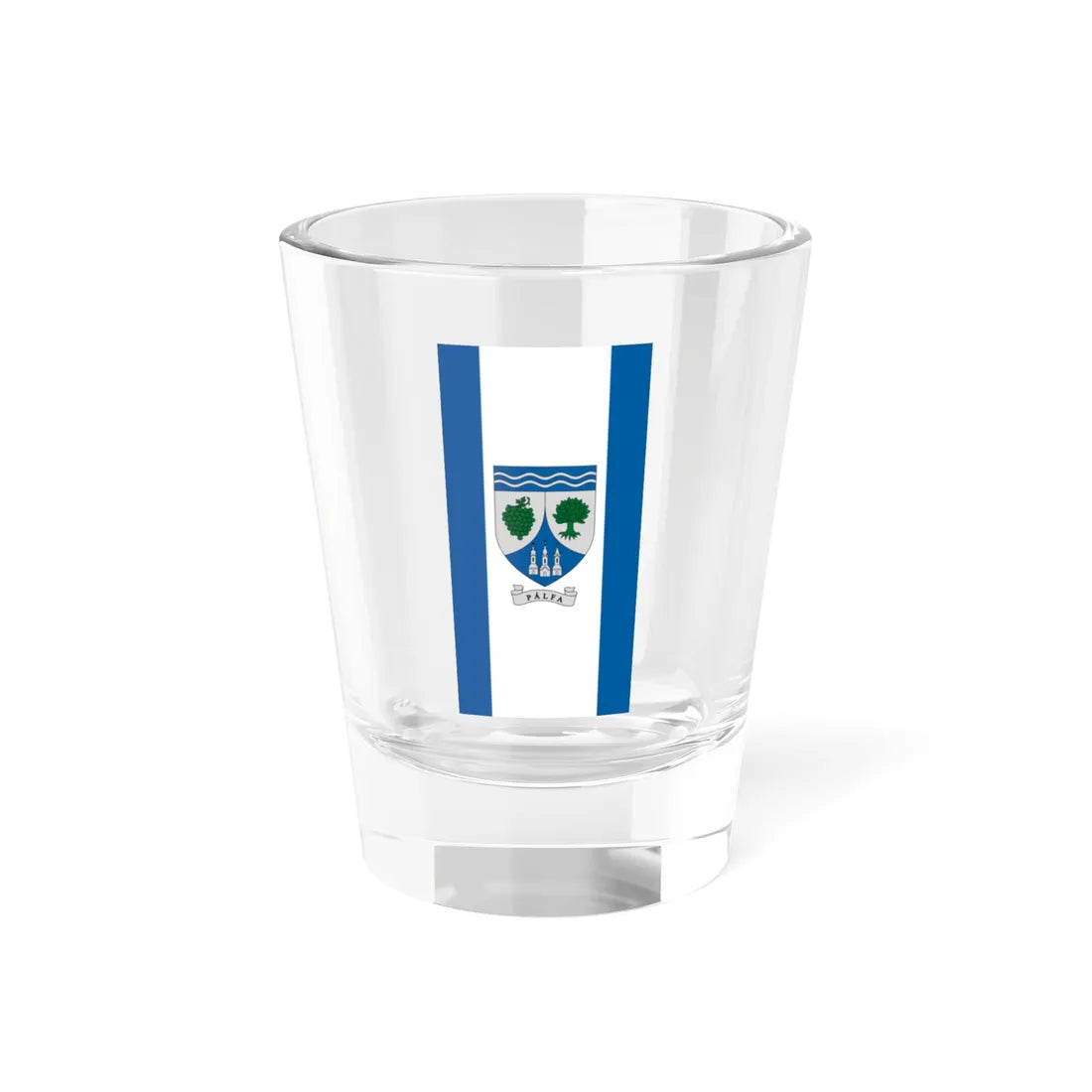 Flag of Palfa vertical (Hungary) Shot Glass 1.5oz 1.5oz - Go Mug Yourself