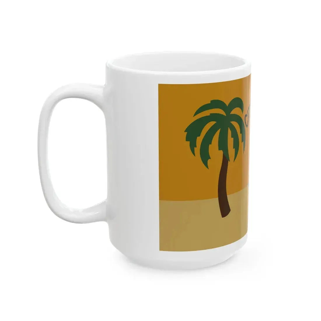 Flag of Palm Bay Florida (United States) White Coffee Mug - Go Mug Yourself
