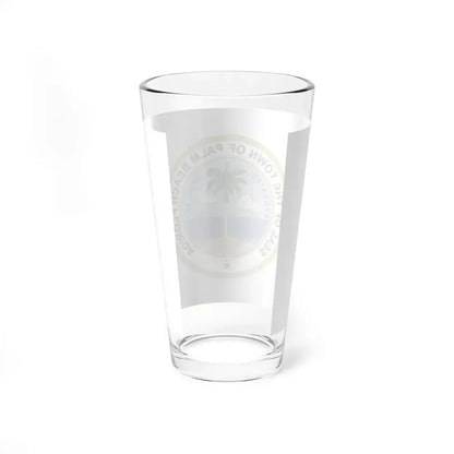 Flag of Palm Beach Florida (United States) Pint Glass 16oz - Go Mug Yourself