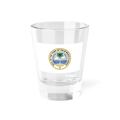 Flag of Palm Beach Florida (United States) Shot Glass 1.5oz 1.5oz - Go Mug Yourself
