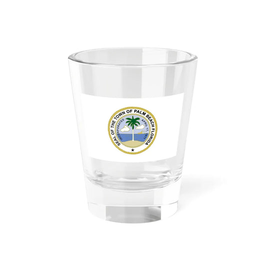 Flag of Palm Beach Florida (United States) Shot Glass 1.5oz 1.5oz - Go Mug Yourself