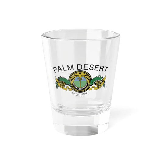 Flag of Palm Desert California (United States) Shot Glass 1.5oz 1.5oz - Go Mug Yourself