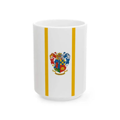 Flag of Palmonostora (Hungary) White Coffee Mug 15oz - Go Mug Yourself