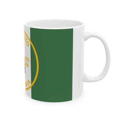 Flag of Palo Alto California (United States) White Coffee Mug - Go Mug Yourself