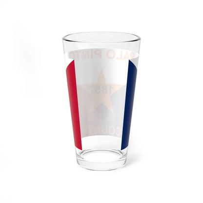 Flag of Palo Pinto County Texas (United States) Pint Glass 16oz - Go Mug Yourself
