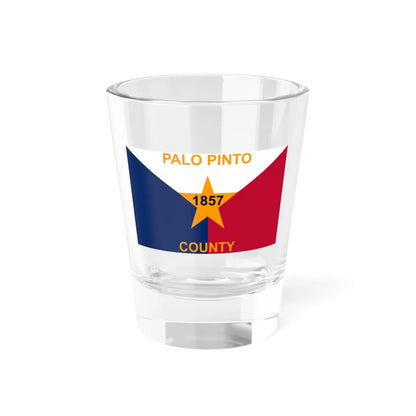 Flag of Palo Pinto County Texas (United States) Shot Glass 1.5oz 1.5oz - Go Mug Yourself