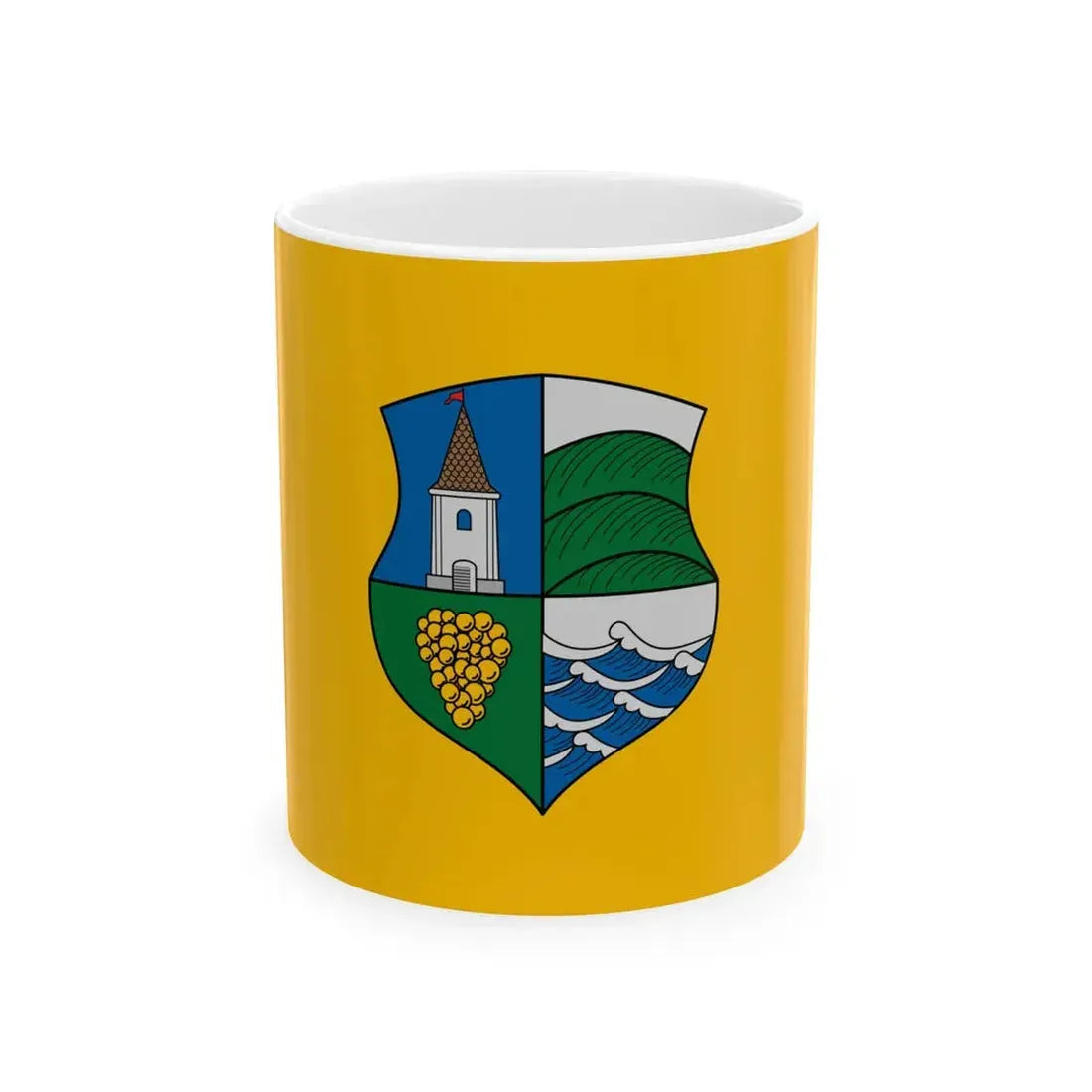 Flag of Paloznak (Hungary) White Coffee Mug 11oz - Go Mug Yourself
