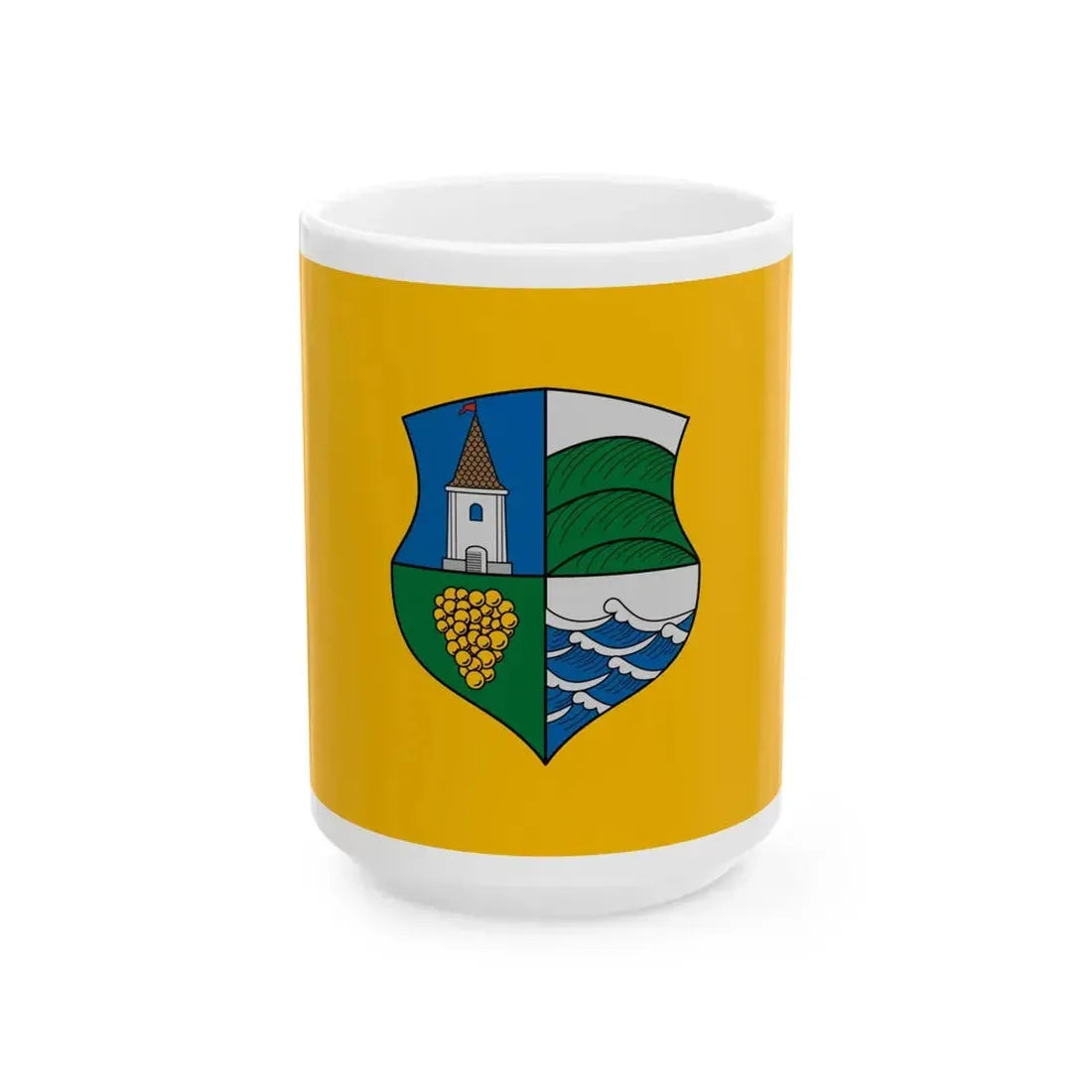 Flag of Paloznak (Hungary) White Coffee Mug 15oz - Go Mug Yourself