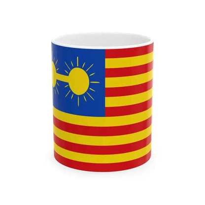 Flag of Panama Bunau-Varilla proposal (Panama) White Coffee Mug 11oz - Go Mug Yourself