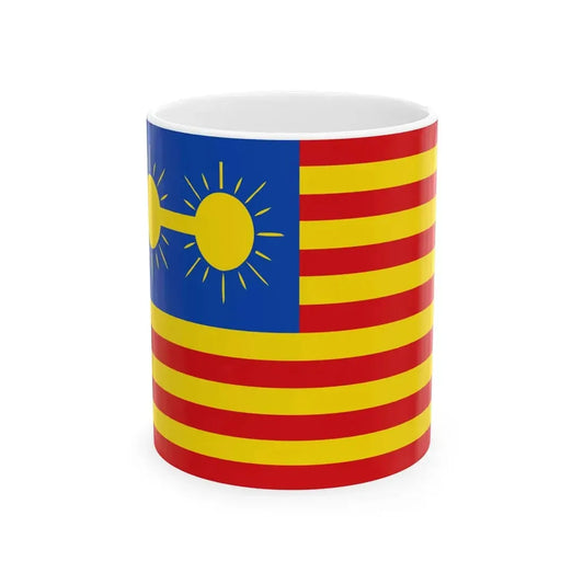 Flag of Panama Bunau-Varilla proposal (Panama) White Coffee Mug 11oz - Go Mug Yourself