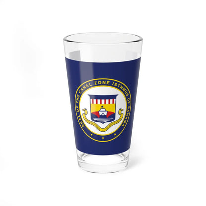 Flag of Panama Canal Zone (Panama) Pint Glass 16oz 16oz - Go Mug Yourself