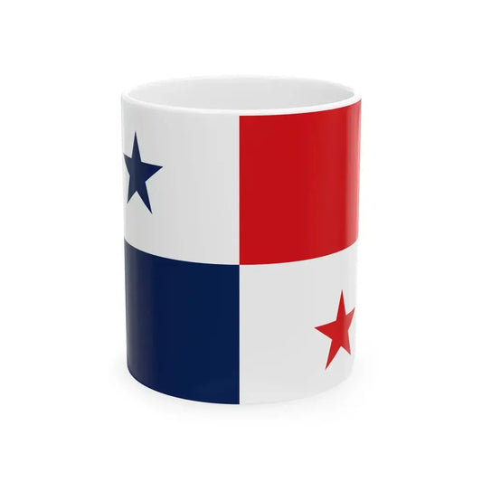Flag of Panama (Panama) White Coffee Mug 11oz - Go Mug Yourself