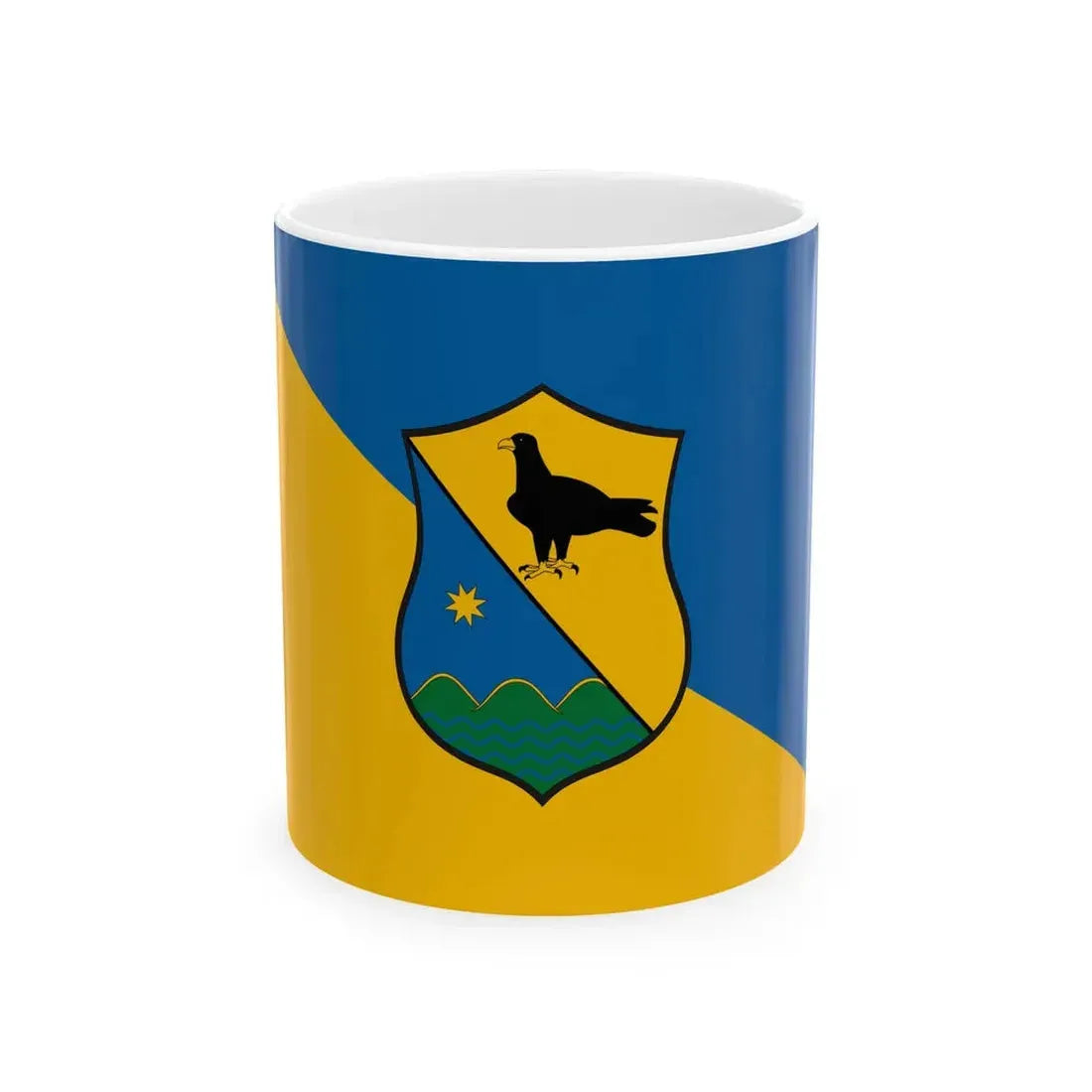 Flag of Pand (Hungary) White Coffee Mug 11oz - Go Mug Yourself