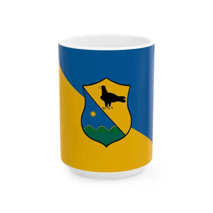 Flag of Pand (Hungary) White Coffee Mug 15oz - Go Mug Yourself