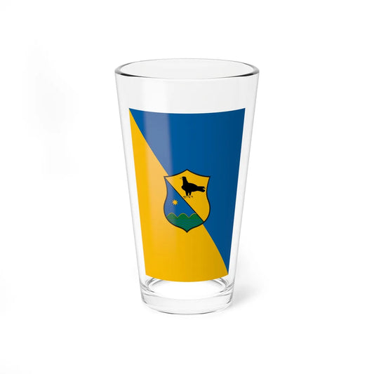 Flag of Pand vertical (Hungary) Pint Glass 16oz 16oz - Go Mug Yourself