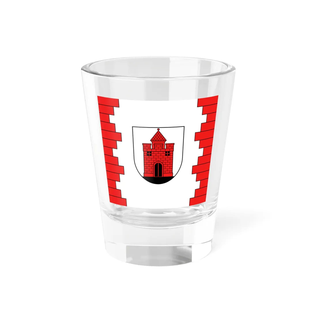 Flag of Panevezys (Lithuania) Shot Glass 1.5oz 1.5oz - Go Mug Yourself