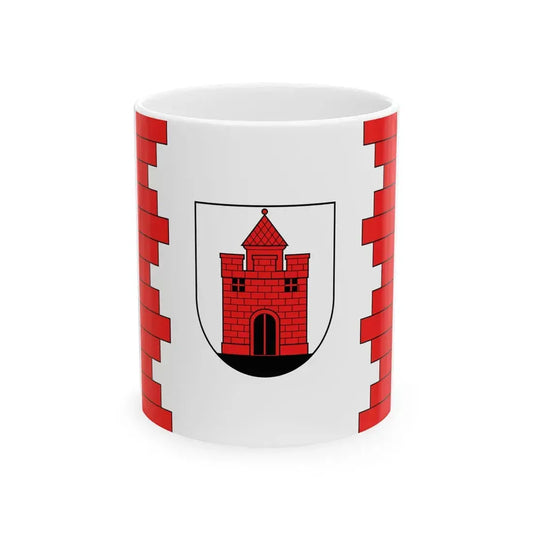 Flag of Panevezys (Lithuania) White Coffee Mug 11oz - Go Mug Yourself