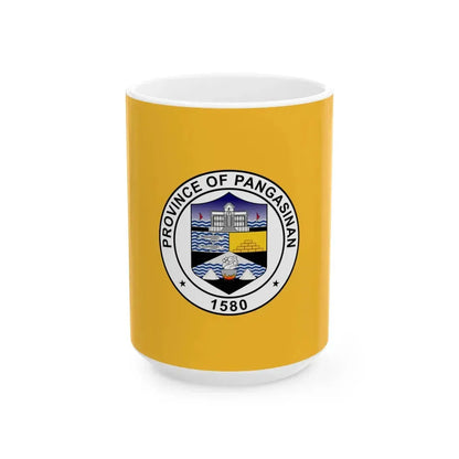 Flag of Pangasinan (Philippines) White Coffee Mug 15oz - Go Mug Yourself