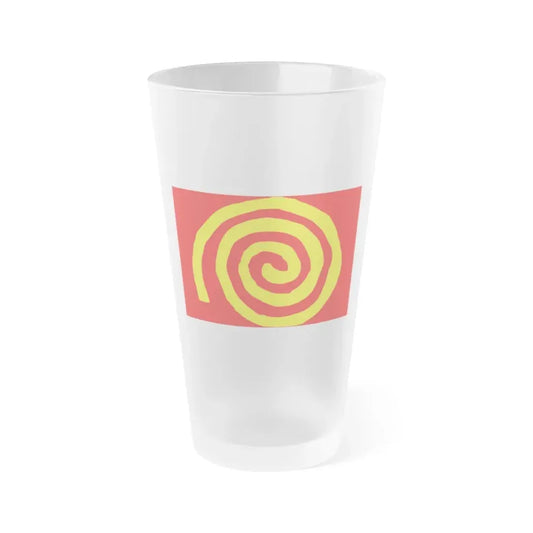 Flag of Paola 1994 to 1996 Malta - Frosted Pint Glass 16oz 16oz Frosted - Go Mug Yourself