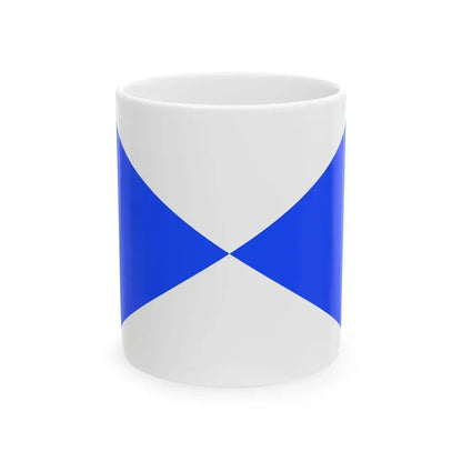 Flag of Papa historical (Hungary) White Coffee Mug 11oz - Go Mug Yourself