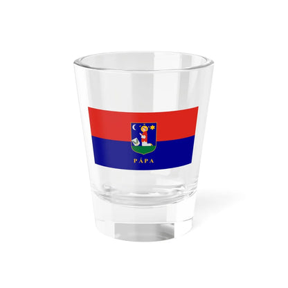 Flag of Papa (Hungary) Shot Glass 1.5oz 1.5oz - Go Mug Yourself