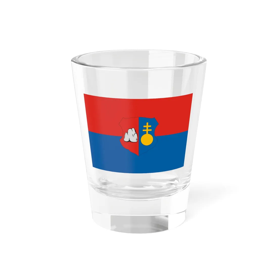 Flag of Papadereske (Hungary) Shot Glass 1.5oz 1.5oz - Go Mug Yourself