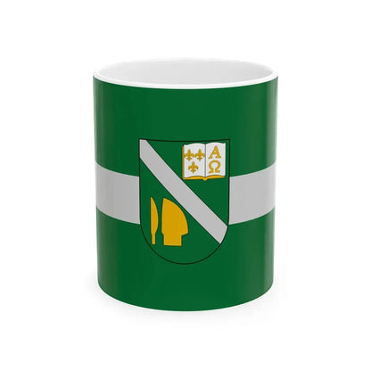 Flag of Papakovacsi (Hungary) White Coffee Mug 11oz - Go Mug Yourself