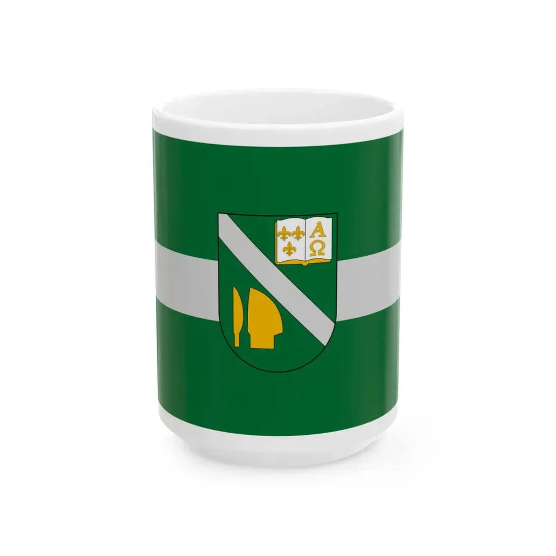Flag of Papakovacsi (Hungary) White Coffee Mug 15oz - Go Mug Yourself