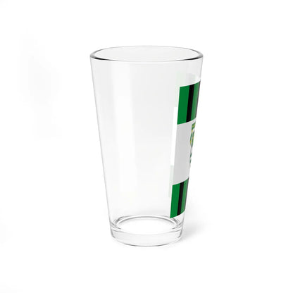 Flag of Papateszer vertical (Hungary) Pint Glass 16oz - Go Mug Yourself