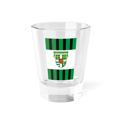 Flag of Papateszer vertical (Hungary) Shot Glass 1.5oz 1.5oz - Go Mug Yourself