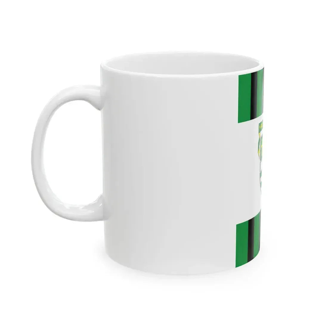 Flag of Papateszer vertical (Hungary) White Coffee Mug - Go Mug Yourself